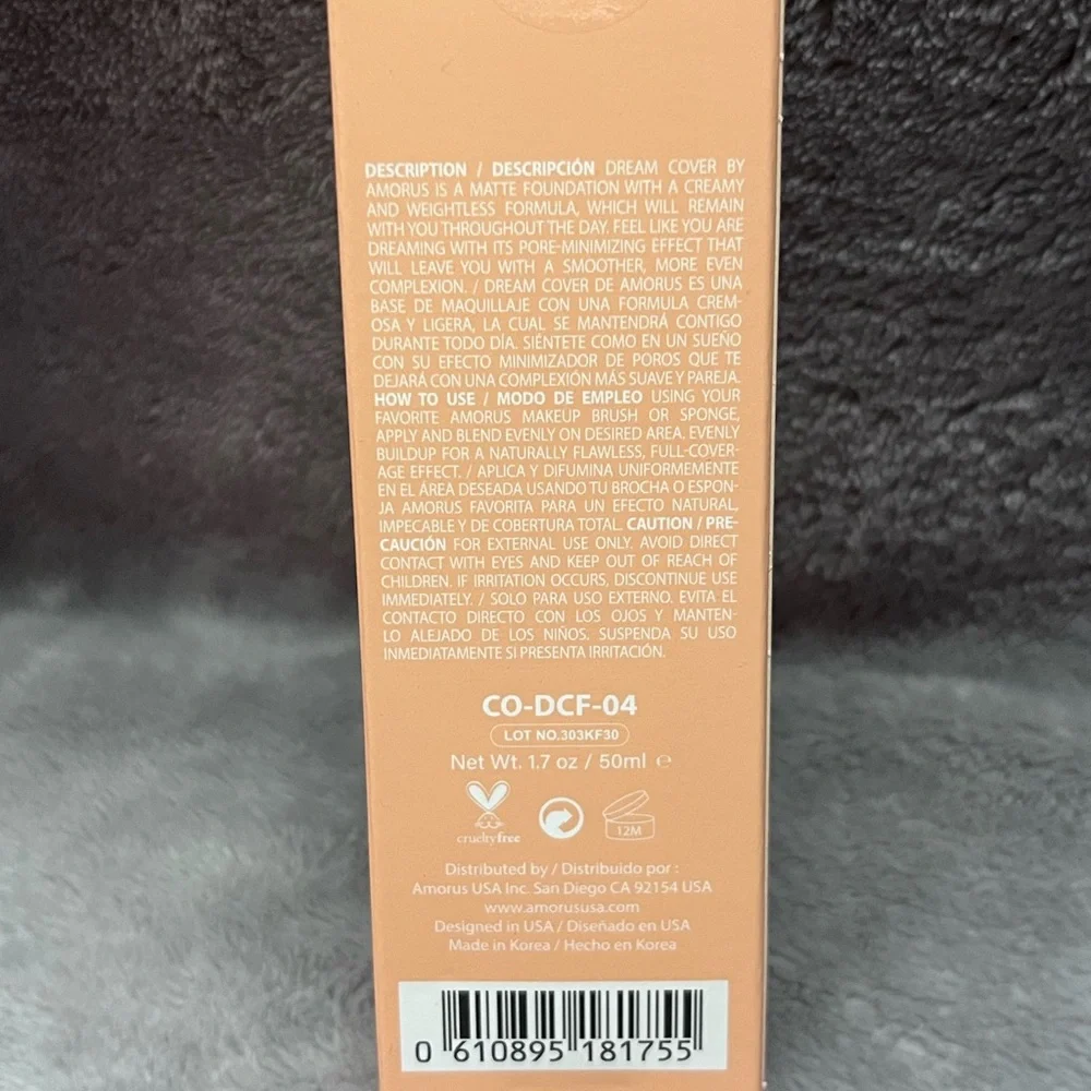Amor us Dream Full Cover Foundation